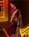 Soft Silk 2057 Soft Lichi Silk Jacquard Work Occasion Saree